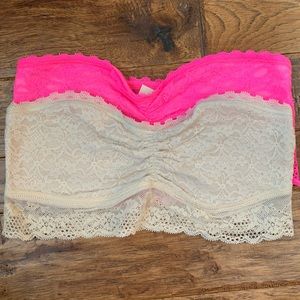 Aerie lace bralette/ bandeau bundle